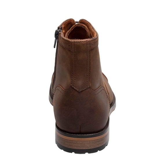 Stacy Adams Men\'s Porter Brown Leather Cap Toe Boots- Size 8.5 main image 8